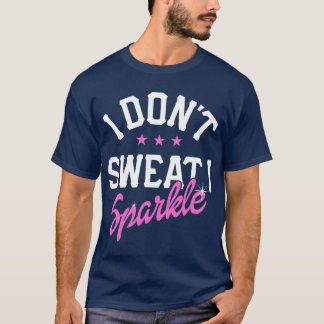 汗をかかない、輝いている girl tシャツ