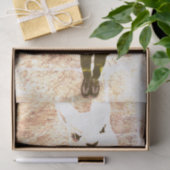 汗をかくウサギの衣装セピア動揺して 薄葉紙 (ギフト)