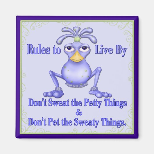 汗をかく マグネット (正面)