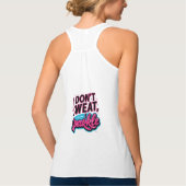 汗を流さないおもしろい タンクトップ (裏面)