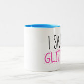 「汗グリッター!」 2音式コーヒーマグ ツートーンマグカップ (中央)