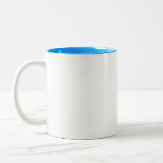「汗グリッター!」 2音式コーヒーマグ ツートーンマグカップ (左)
