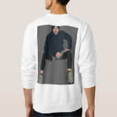 汗シャツ スウェットシャツ (裏面)