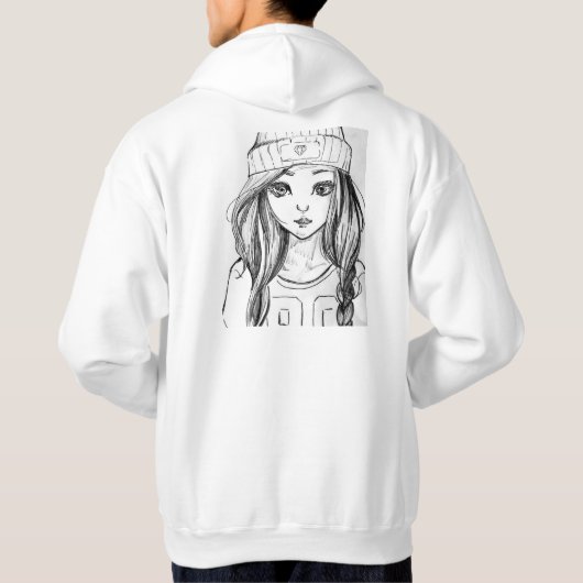 汗シャツ パーカ (裏面)