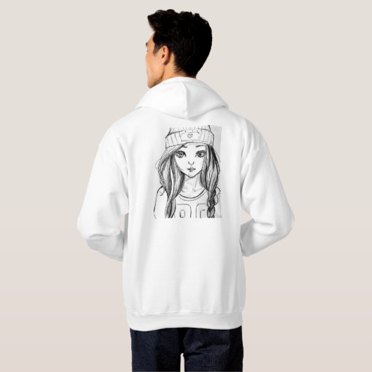 汗シャツ パーカ (裏面フル)