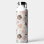 汗ドリームバンニーズイン宇宙パターン ウォーターボトル (正面)