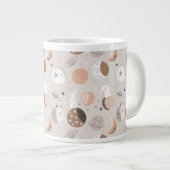 汗ドリームバンニーズイン宇宙パターン ジャンボコーヒーマグカップ (正面右)