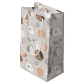 汗ドリームバンニーズイン宇宙パターン スモールペーパーバッグ (裏面アングル)