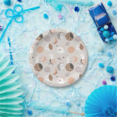 汗ドリームバンニーズイン宇宙パターン ペーパープレート (パーティー)