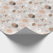 汗ドリームバンニーズイン宇宙パターン ラッピングペーパー (角)