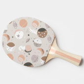 汗ドリームバンニーズイン宇宙パターン 卓球ラケット (横)