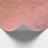 汗ハート赤面ピンクローズ金ゴールドグンギー薄紫 ラッピングペーパー (角)