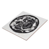 汗垂れ下がりインクスケッチタイル タイル (側面)