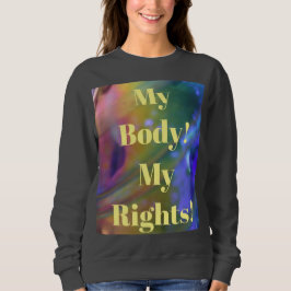 汗実在シャツの女性の権利 スウェットシャツ