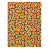 汗桃の柄 テーブルクロス (正面)