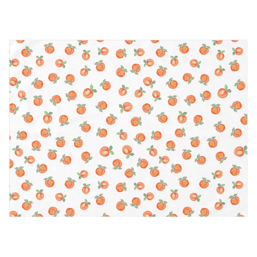 汗桃の柄 テーブルクロス (正面(横))