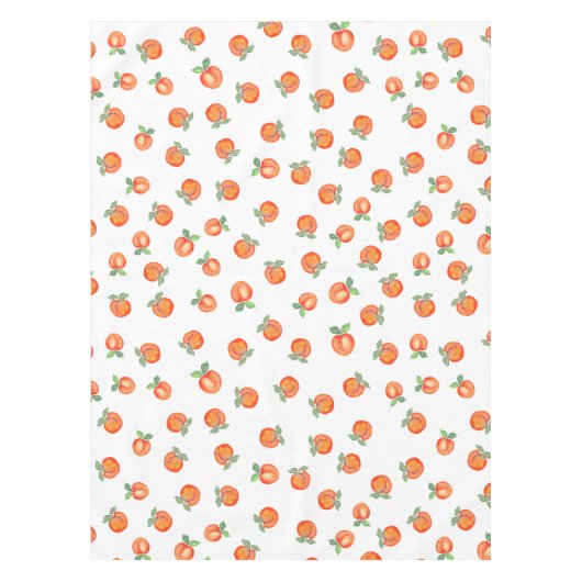 汗桃の柄 テーブルクロス (正面)