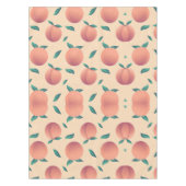 汗桃の柄 テーブルクロス (正面)