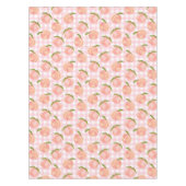 汗桃の柄 テーブルクロス (正面)