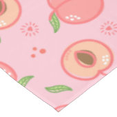 汗桃の柄 テーブルクロス (アングル)