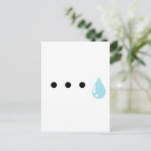 汗滴 ポストカード (スタンド正面)