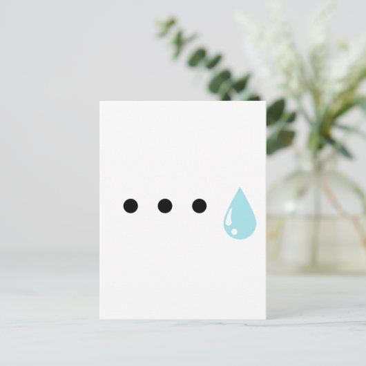 汗滴 ポストカード (スタンド正面)