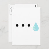 汗滴 ポストカード (正面/裏面)