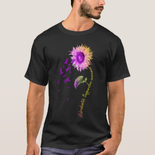 汗腺炎Suppurativa認識度ひまわり Tシャツ