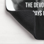 汗、時間、献身女性のトレーニング やる気を起こさせる マウスパッド (コーナー)