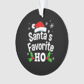 汚いいけな大人パジャマのクリスマス オーナメント (正面)