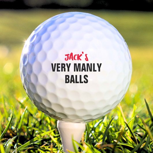 汚いおもしろいジョーク非常に男らしいボール ゴルフボール