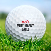 汚いおもしろいジョーク非常に男らしいボール ゴルフボール