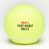 汚いおもしろいジョーク非常に男らしいボール テニスボール (正面)