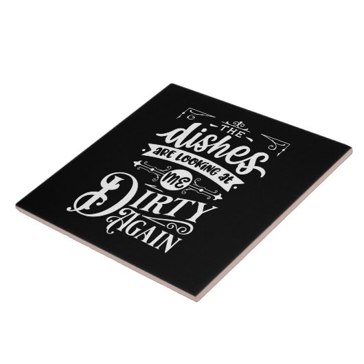 汚いおもしろい料理はワードアート タイル (側面)