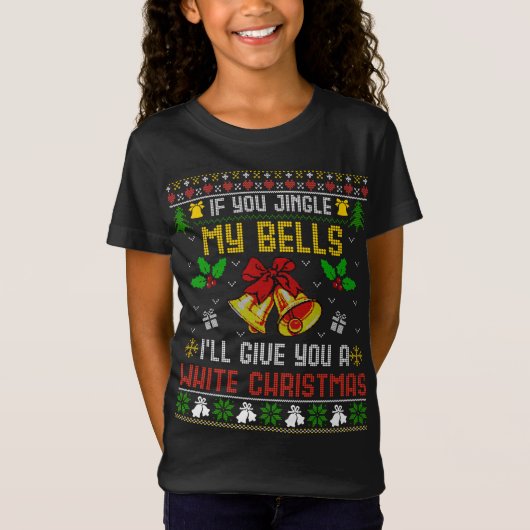 汚いおもしろい醜いクリスマスセーターSanta Tシャツ (正面)