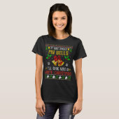 汚いおもしろい醜いクリスマスセーターSanta Tシャツ (正面フル)