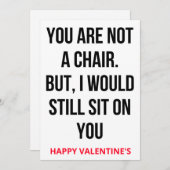 汚いけないバレンタインデーのカード シーズンカード (正面/裏面)