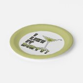 汚いのが好き!ダーティマルティーニカクテルユーモア ペーパープレート (アングル)