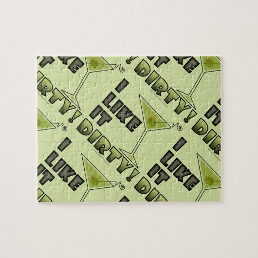 汚いのが好き！汚いマルティーニカクテルユーモア ジグソーパズル (横)