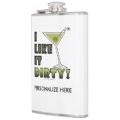 汚いのが好き！汚いマルティーニカクテルユーモア フラスク (左)