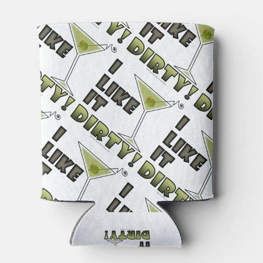 汚いのが好き！汚いマルティーニカクテルユーモア 缶クーラー (裏面)