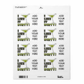 汚いのが好き！酒類ボトル&送料 ラベル (フルシート)