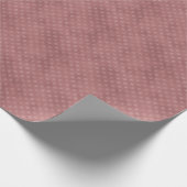 汚いエレガント赤面ピンクのスノーフレークのクリスマスプレゼント ラッピングペーパー (角)