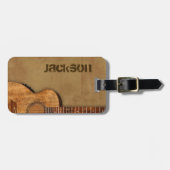 汚いギター ラゲッジタグ (正面横)