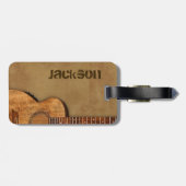 汚いギター ラゲッジタグ (裏面横)