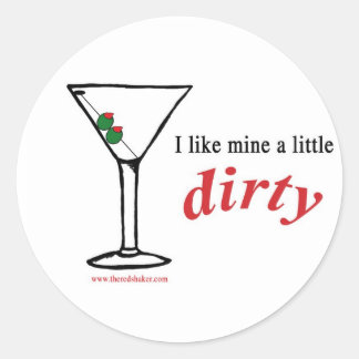 汚いステッカー ラウンドシール