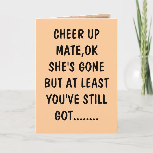 汚いニッカー カード (正面)