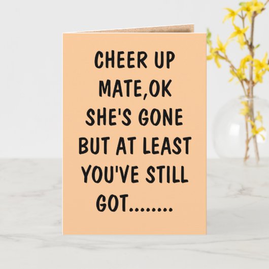 汚いニッカー カード (黄色い花)