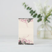 汚いバラの名刺 名刺 (スタンド正面)