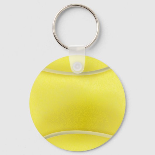 汚いパーソナライズされた古いテニスボールキーホルダー格安 キーホルダー (裏面)